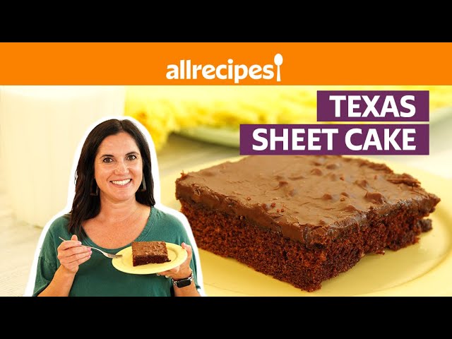 Chocolate Sheet Cake for Two {Texas Sheet Cake} by Leigh Anne Wilkes