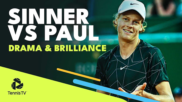 Drama & Brilliance In Jannik Sinner vs Tommy Paul | Madrid 2022 Highlights