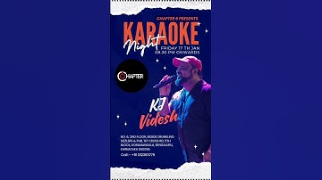 Karaoke night Every Friday at Chapter 6 kormanagala 5th block #karaokeclub #djnight #karaokebars