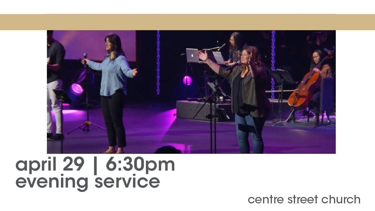 Saturday 630pm Centre Street Church LIVE YouTube