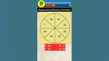 Ssc reasoning missing number || 99% Fail || #ssccgl #reasoningtricks #viralvideo #ssc #reasoning