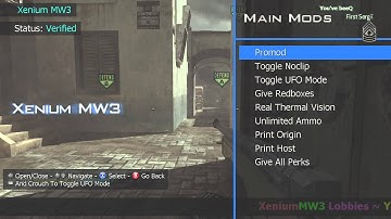 MW3 All Client Mod Menu + XP Lobby!