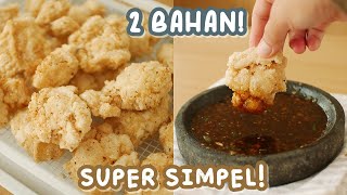 2 BAHAN! Cireng Tahu Simpel   Sambal Rujak Pedas Manis Nagih