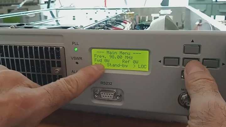 How to exit Stand-by mode on AXON FM transmitters