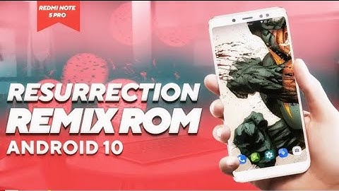 [OFFICIAL] Resurrection Remix - Full of Customisation - Android 10 | Redmi Note 5 Pro