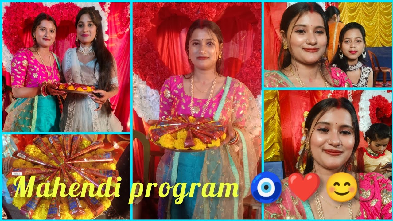 mahendi program 🥳☺️ dance 🧿 #vlog #mahendi #programming #youtubevideo # ...