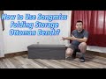 How to Use Songmics Folding Storage Ottoman Bench?