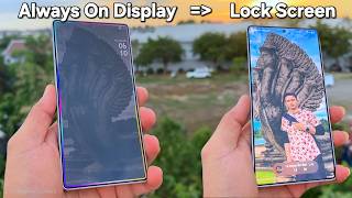 Always On Display And Lock Screen on Samsung Galaxy.