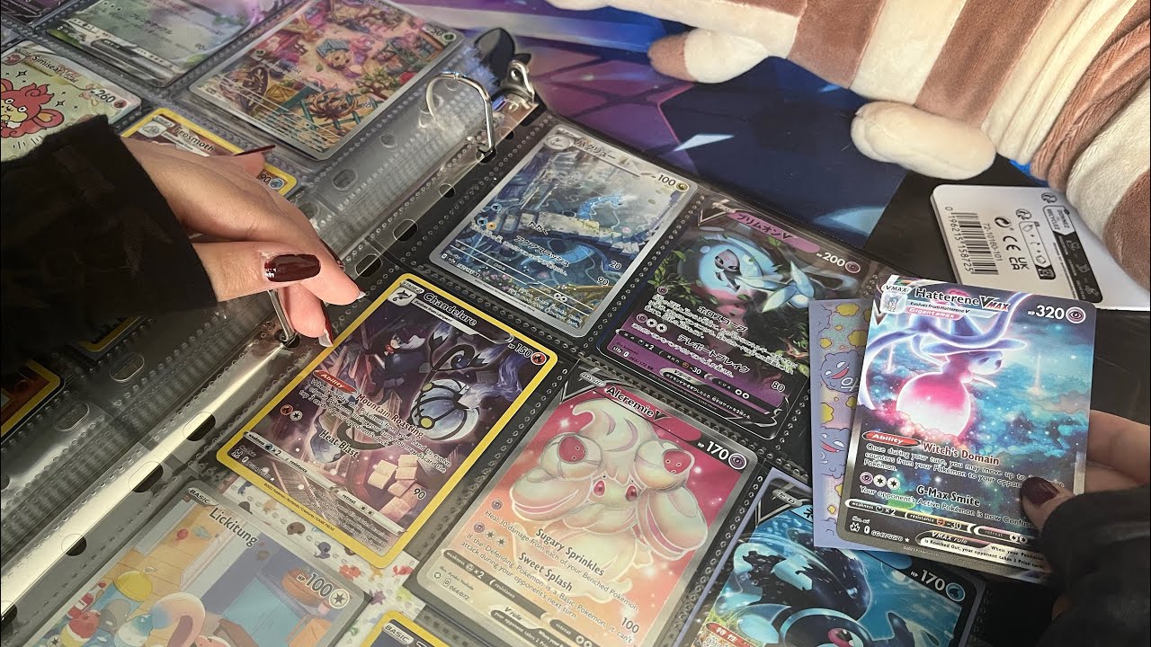 {Cozy ASMR} ~Softly Sorting My Pokémon Cards💗
