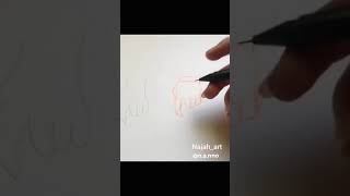 تعلم رسم اليد الصحيح#shorts