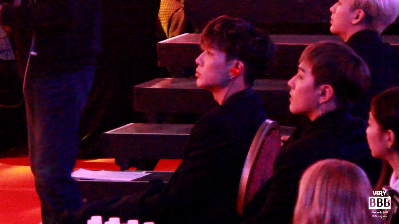 190123 가온차트뮤직어워드 김하온 무대 관람하는 아이콘(iKON) 바비(BOBBY) FOCUS 직캠