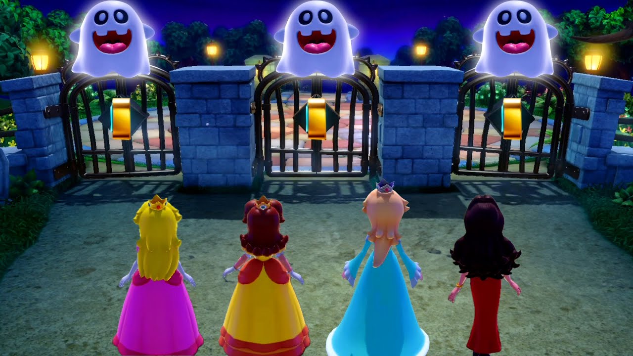 [마리오 파티9 + Jamboree ] 4인용 공주 전투 미니 게임