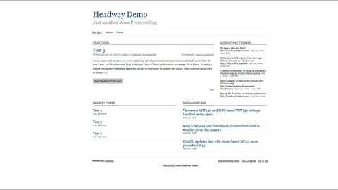 Headway Themes Configuration