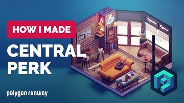 Central Perk Café in Blender 3.0 - 3D Modeling Process | Polygon Runway