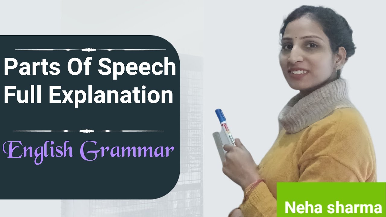 Parts of speech | Full Explanation | English grammar | In Hindi | - YouTube