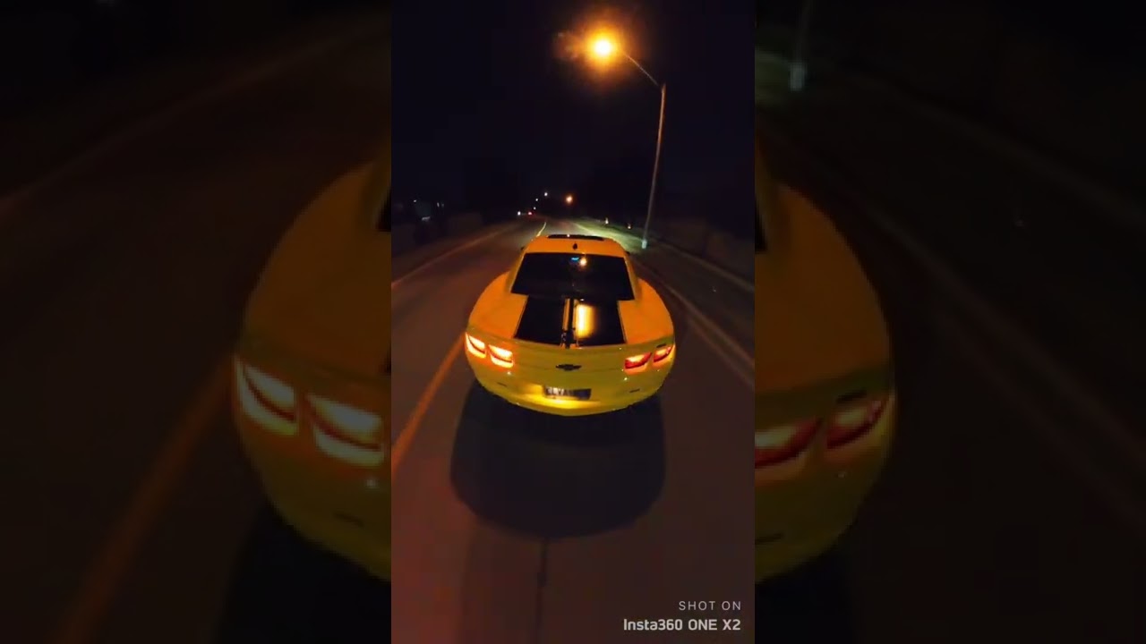Camaro SS 2 step flames! MSD 8733 - Insta360 test 1 