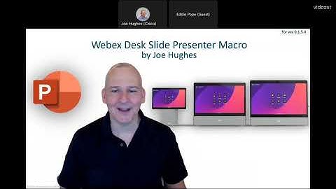 Webex Desk Slide Presenter macro