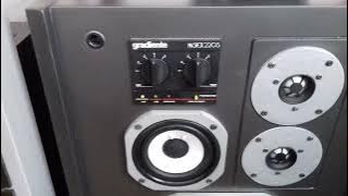 System One Gradiente Caixas Master 220 e Power Soundcraftsmen MA 5002