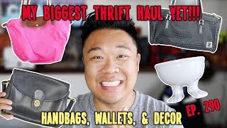 MY BIGGEST THRIFT HAUL YET | HANDBAGS, WALLETS, & DECOR | THRIFT HAUL EP. 290 screenshot 3