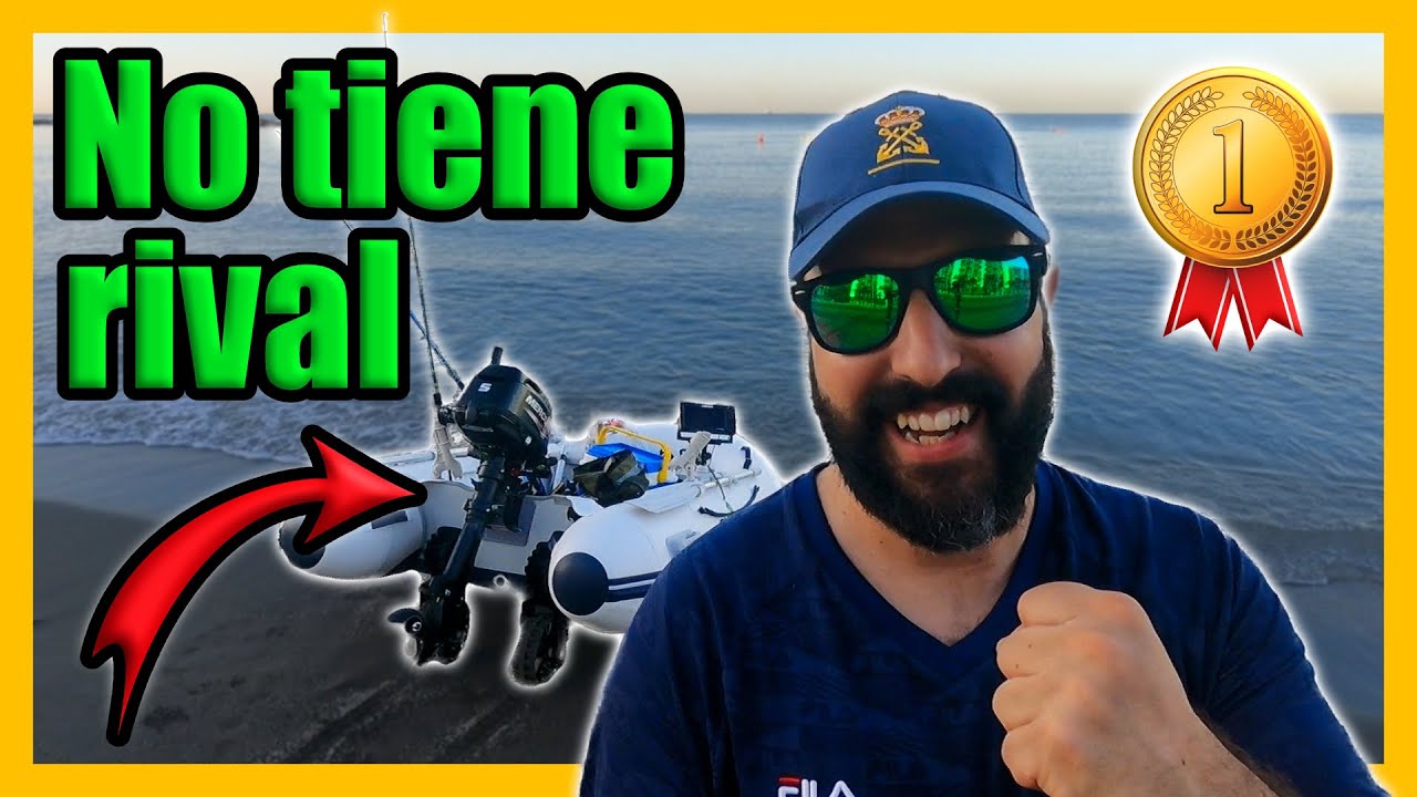 ¿La MEJOR EMBARCACIÓN para PESCAR SOLO? 📢¡Pruebo la MINI ZODIAC a CURRICÁN! - Jurel Ramon #46