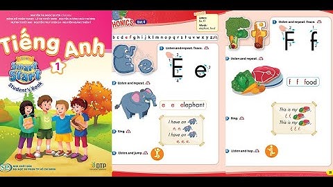 TIẾNG ANH LỚP 1, iLEARN SMART START 1, UNIT 4 :MY BODY - LESSON 2, LETTER E&F
