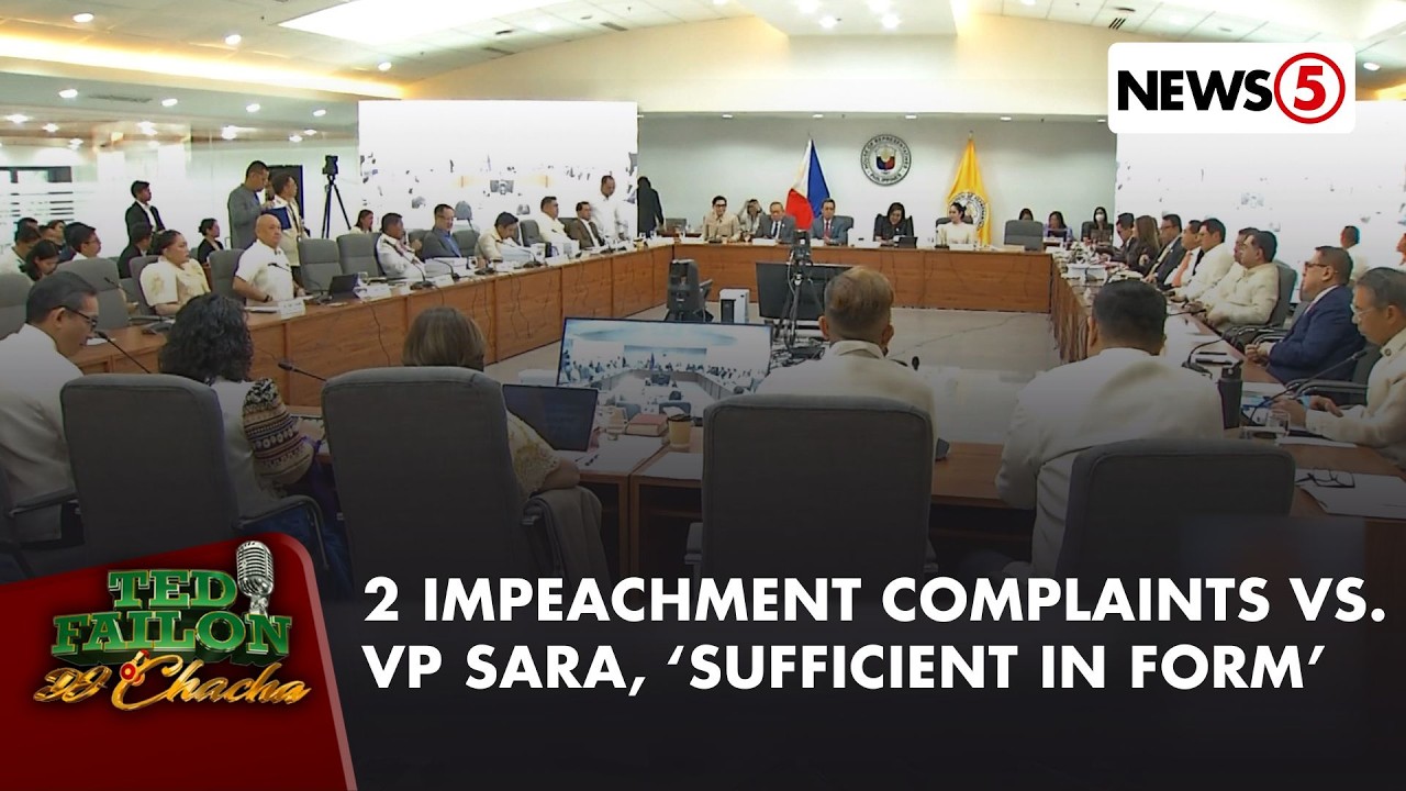 House panel, tatalakayin kung ‘sufficient in substance’ ang 2 impeachment complaints vs. VP Sara