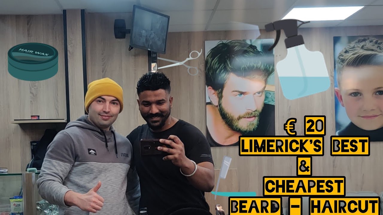 Limerick's Best & Cheapest Haircut | Indian In Ireland | Just 20 € For Beard & Haircut | 4K | Dolby
