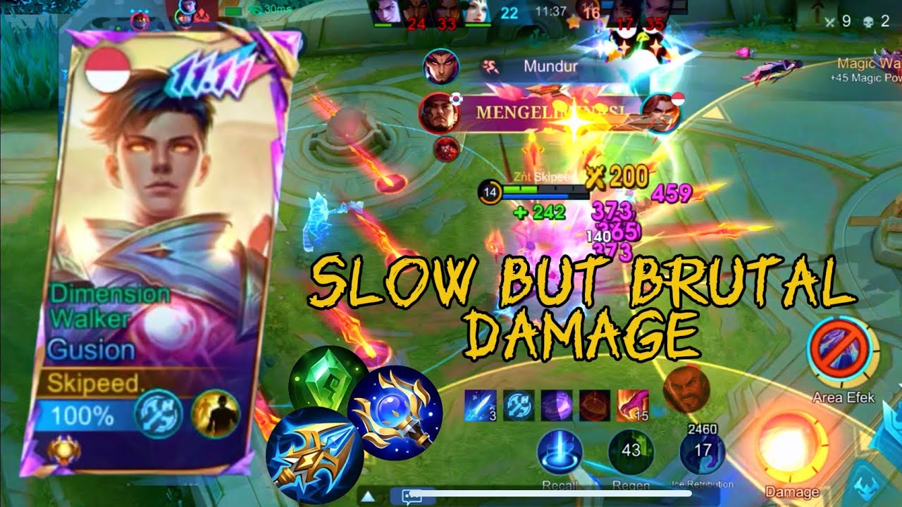 MUST WATCH!!!! DEADLY GUSION AND BRUTAL GAMEPLAY!!!😱😱😱 #mlbbcreatorcamp #mlbb #mlbbgoldenmonth 