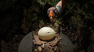 King Vulture Egg Hatching Timelapse — 56 Days in 27 Seconds 🐣👑