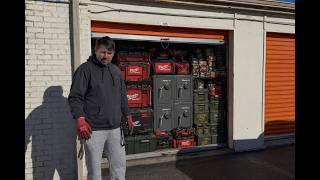 We Bought an Abandoned Storage Unit Filled with 4 Safes and Milwaukee Tools!!!