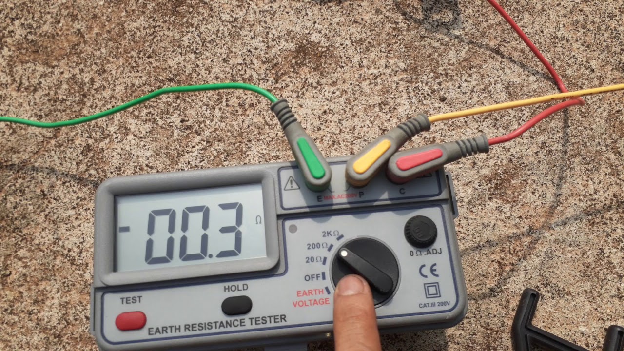 Cara pengukuran gronding menggunakan eart tester