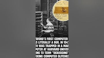 The first computer bug… was a real bug... #computerbug #techhistory #programming #coding #funfacts
