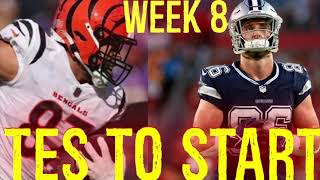 Tight Ends To Start Week 8 Fantasy Football