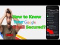 How to know your Gmail account is hacked or not Gmail Best security