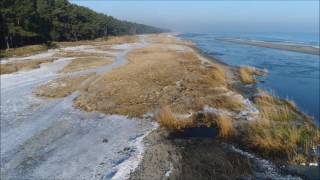 Flug über dem Karlshagener Strand, Usedom