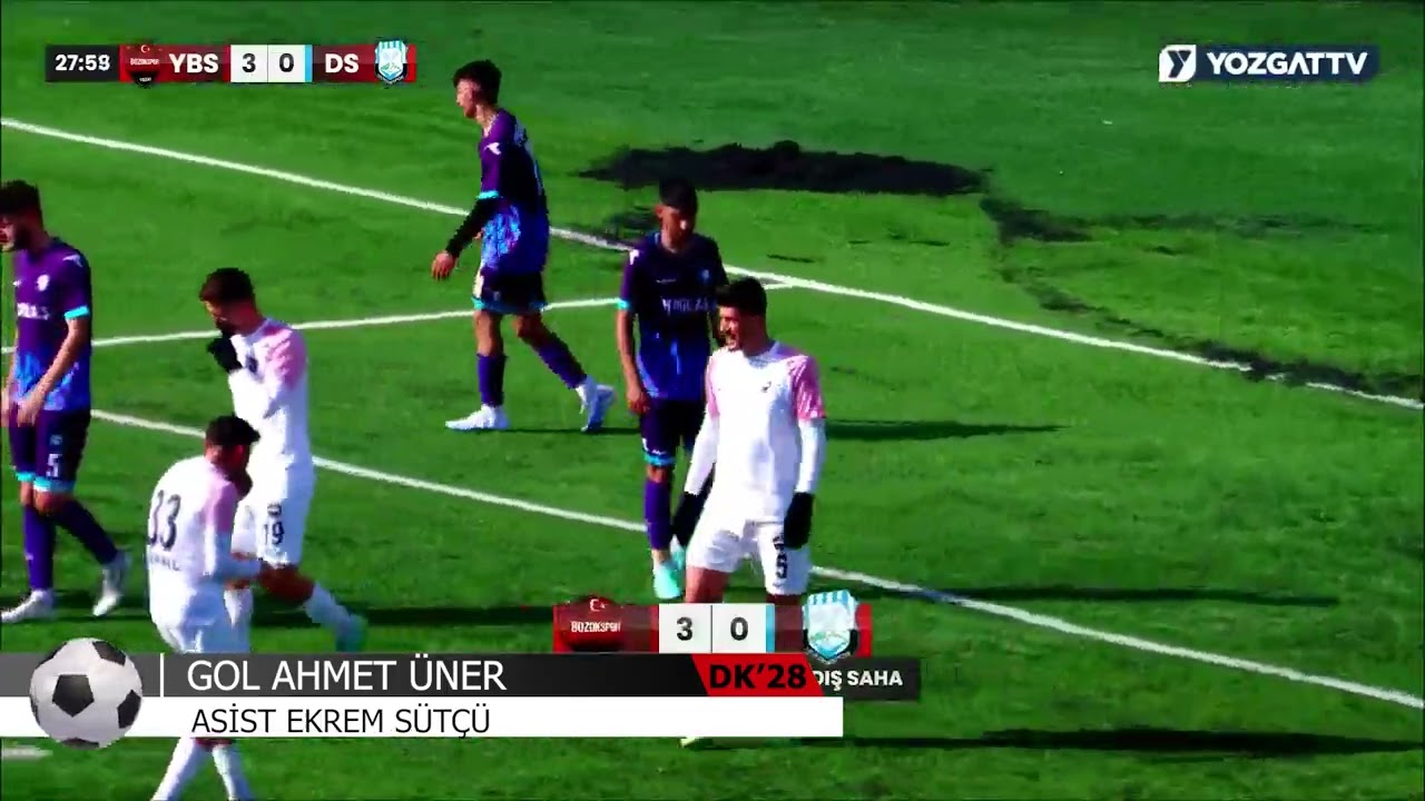 🔴 Yozgat Bozokspor 9-0 Dersimspor (Maçın Golleri)