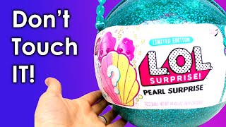 LOL Surprise! Big Blue Pearl Ball - Don't Touch IT!