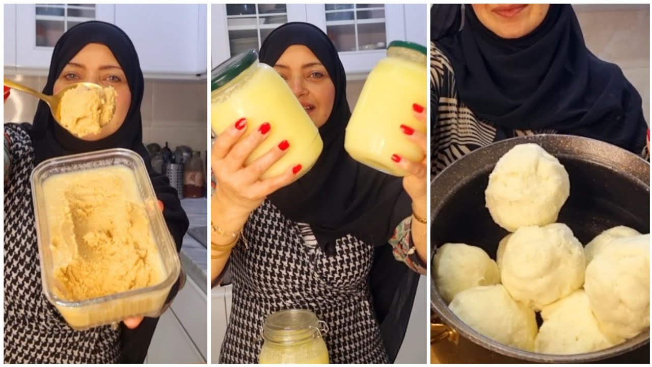 حسبنا الله فى اللى يغشنا ❗️السمنه البلدى فى الخلاط❗️زبدة  وسمنة بلدى مرملة ومورته طريه وناعمة ومرملة