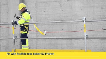 Edge protection system XP - Fitting scaffold tubes [EN]