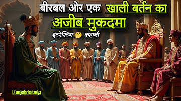 बीरबल ओर एक 🤔 खाली बर्तन का अजीब मुकदमा इंटरेस्टिंग कहानी |interesting hindi new kahani akbar birbal