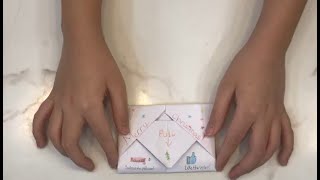 Tutorial - Christmas card pull tab origami DIY Christmas Cards making - Christmas 2021 | TommyEZ