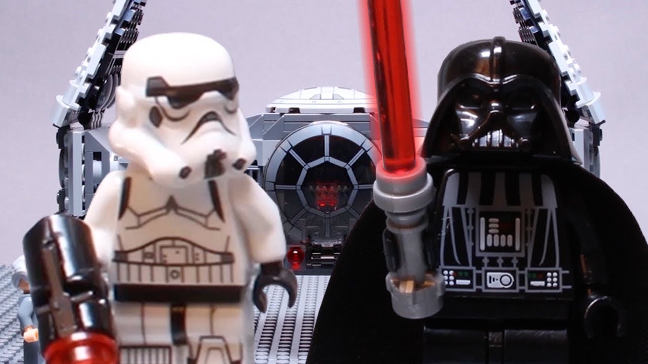 LEGO Star Wars STOP MOTION w/ Darth Vader Spaceship Fail | Star Wars Lego | Worlds - YouTube