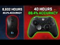 Apex legends  40 hours on controller  better than 8832 hours on mouse