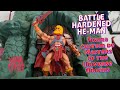 el viejo He-Man o  Battle Hardened He-Man! Custom de Masters of the Universe Origins