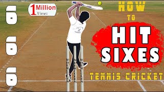 How to Hit Sixes in Tennis Cricket | Improve Power Hitting | CricketBio