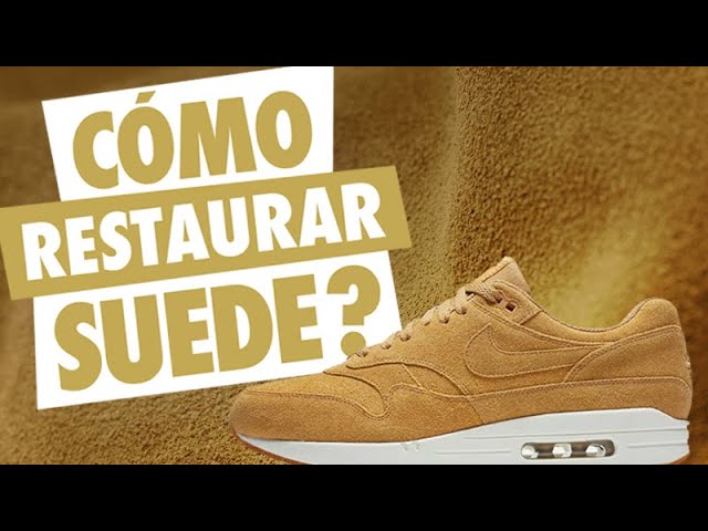 Extremo ANTES DE CRISTO. aguja Cómo RESTAURAR GAMUZA? - Airmax 1 Suede - YouTube