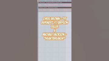 Thumbnail of Chris Brown - “It Depends” ft. Bryson Tiller X Michael Jackson - “Heartbreaker” #chrisbrown #mashup