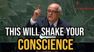 Tearful speech by Palestinian ambassador at United Nations | Janta Ka Reporter