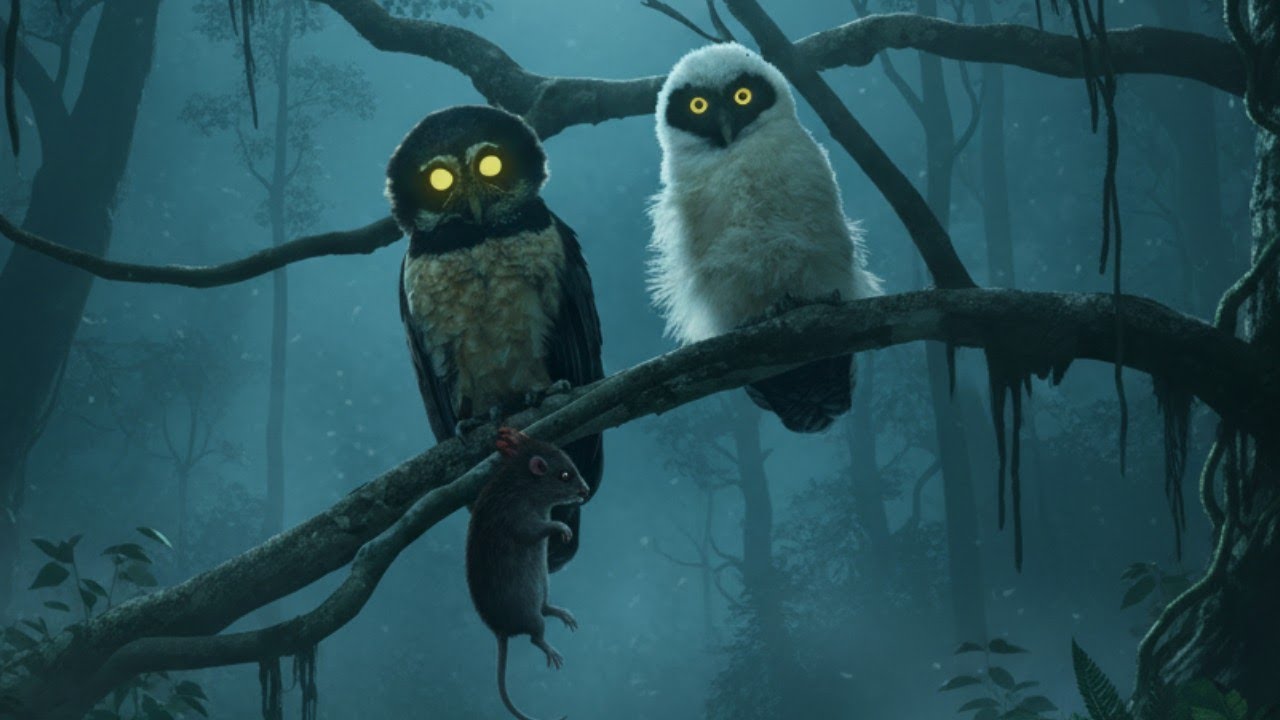 Spectacled Owl: Rainforest's Silent Masked Hunter