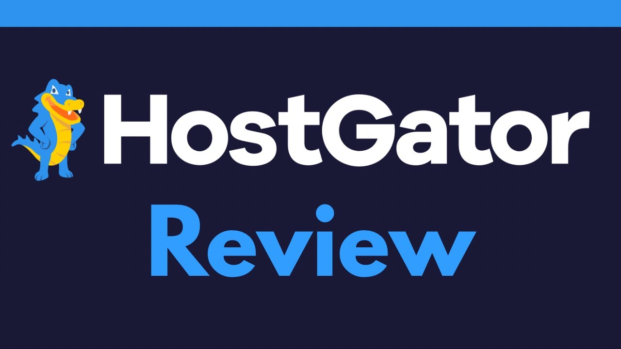 HostGator Review | Web Hosting, Domain, & Builder - YouTube